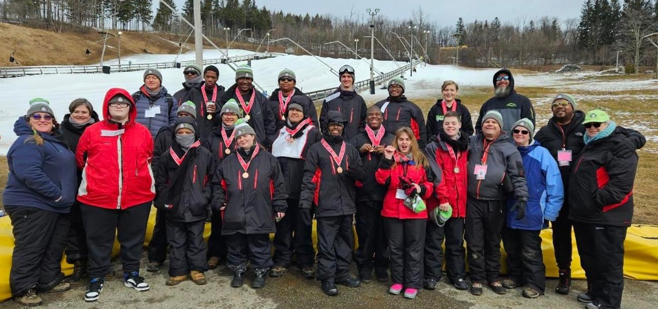 Photo of students from Networks who attend 45th annual Special Olympics Winter Games in PA